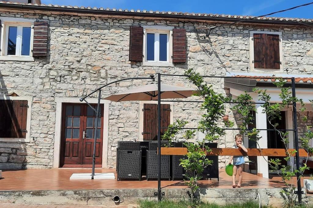 Holiday Home For 8 People, Pool + Sea View Vilanija Exterior photo